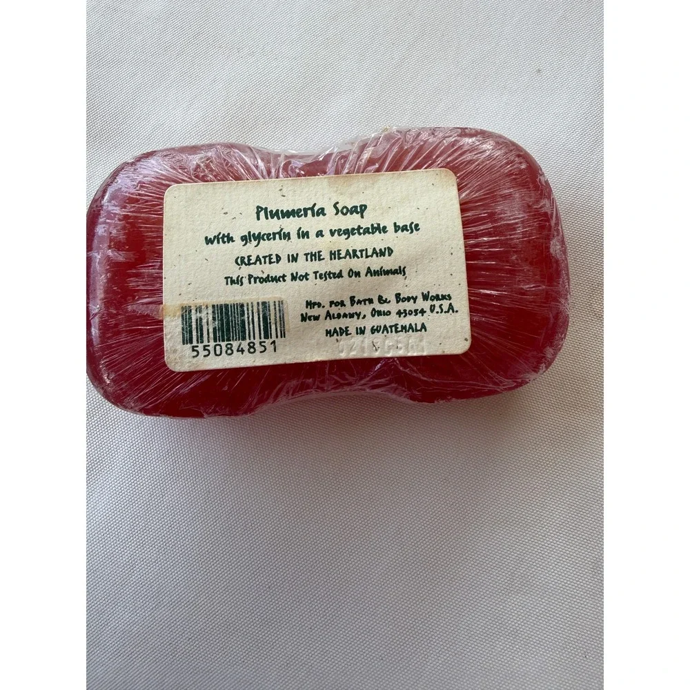 Bath & Body Works Plumeria Soap Bar 4.5oz Vintage Discontinued Glycerin New